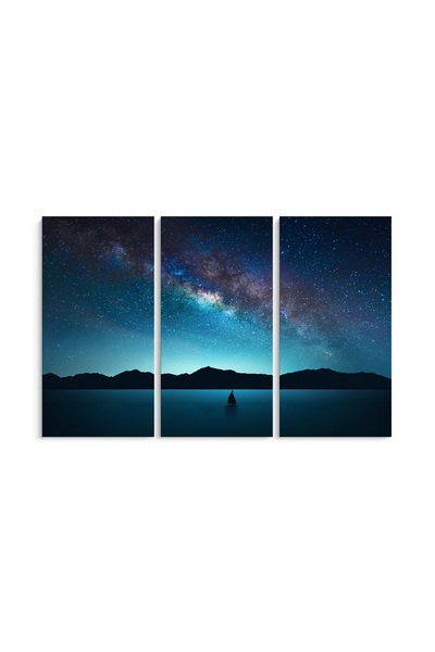 PRINTFINIT Tablou Pe Lac | 3 Piese