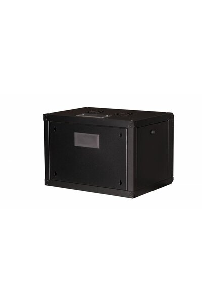 EQUIP Dulap de rețea 19 " cu uși de sticlă PM 600x450mm 7HE negru