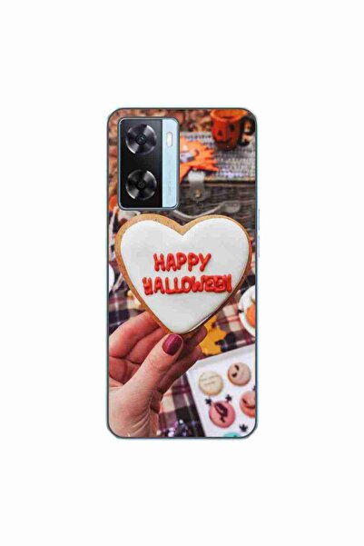 OEM Husa compatibila cu Oppo A57s Silicon Gel Tpu Model Happy Halloween Cookies