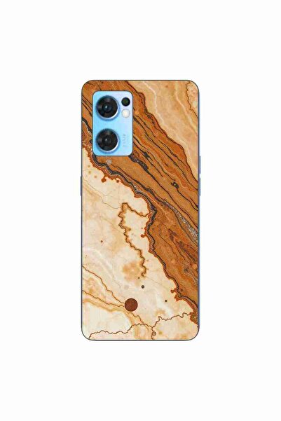 OEM Husa compatibila cu Oppo Reno7 5G Silicon Gel Tpu Model Caramel Marble Dream