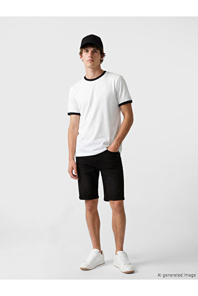 LC Waikiki Nevavm Slim Fit Men's Jean Shorts with a Difference