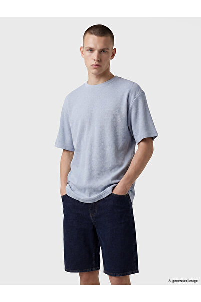 LC Waikiki RMZ GİYİM FARKİLYA Tricou pentru bărbați Zero Roba Collar