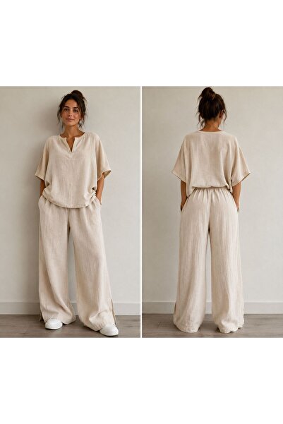 Pozitif Ayrobin Fabric Oversize Stylish Double Suit