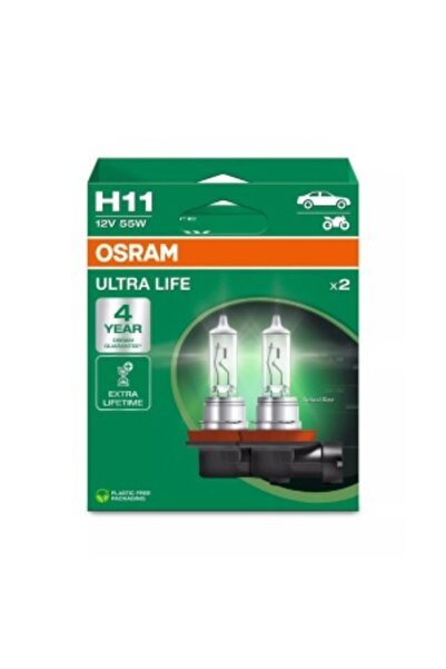 Osram Set 2 Becuri 12V H11 Blister Ultra Life