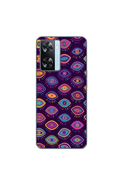 OEM Husa compatibila cu Oppo A57s Silicon Gel Tpu Model Tribal Eyes