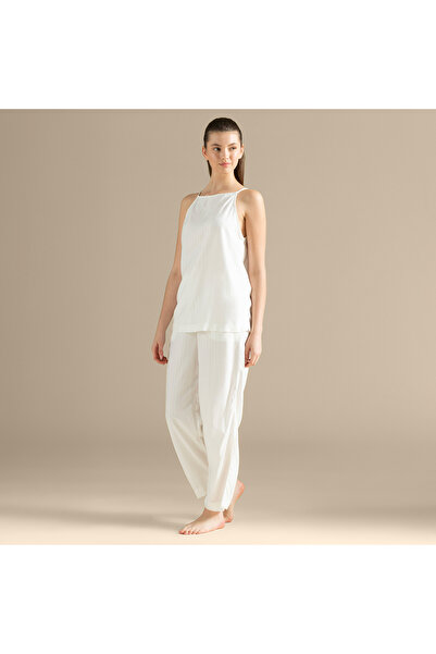 Chakra Mırra Pajama Set Ecru