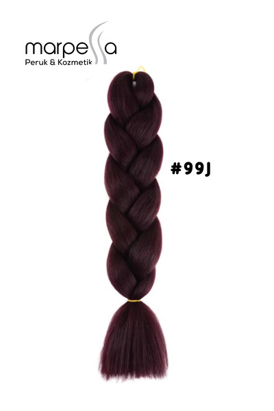 Marpessa Afrika Örgüsü Rasta Ve Box Braid Için Sentetik Saç 100gr