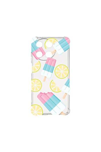 bestcase Противоударен калъф 1.5ММ, съвместим с Realme 11 4G, Цвят  "Сладолед...