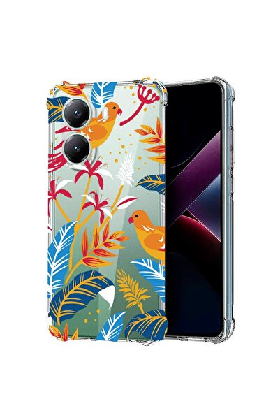 bestcase ¬Æ Husa compatibila Poco X7 Pro 5G, Anti Shock 1.5MM, Colored Birds,...