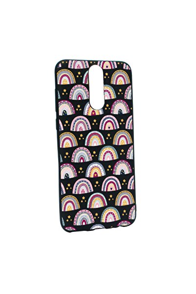 bestcase Husa Silicon Compatibila cu Nokia 2.4, Rainbow Hand Drawn, rezistent...