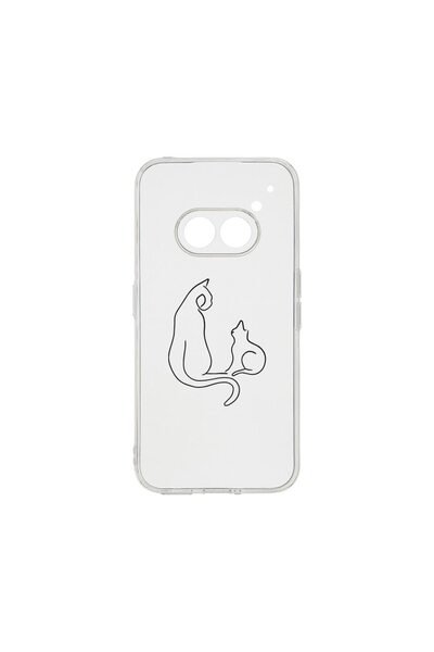 bestcase Husă transparentă din silicon de 2MM, compatibilă cu Nothing Phone 2...