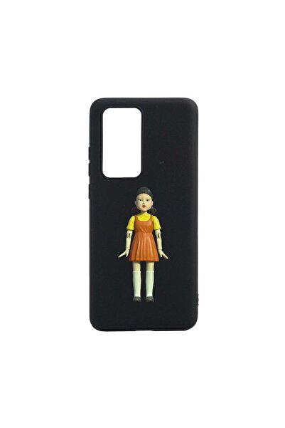bestcase Husa Silicon Compatibila Cu Huawei P40, Squid Game - Doll Girl, rezi...