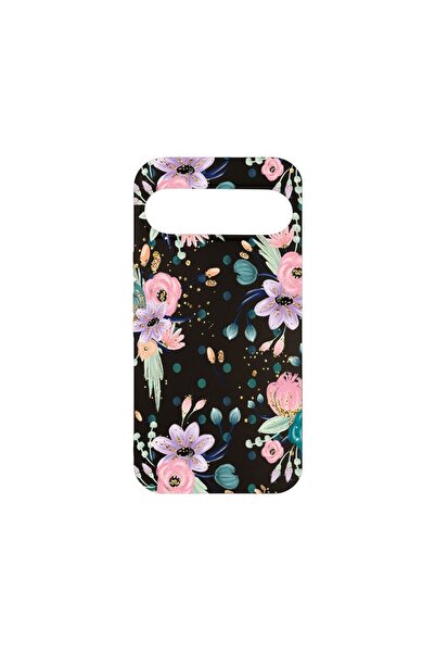 bestcase Husa pentru Google Pixel 9, BestCase¬Æ Slim SIlicon 0.8MM, Flowers C...