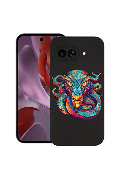 bestcase Калъф за Google Pixel 9a, Dream Colors Dragon, Тънък силиконов 0.8ММ...