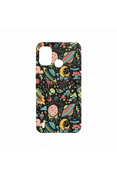 bestcase Θήκη, Συμβατή με Nokia C31, Universe, Planets UFO, Ανθεκτική στη φθο...