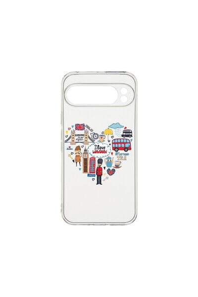 bestcase ¬Æ Husa Clear Silicon 2MM, Compatibila Cu Google Pixel 9 Pro XL, I L...