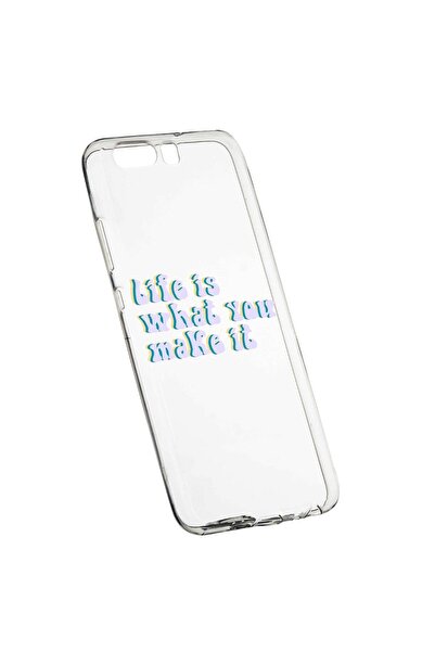 bestcase Husa de protectie cu mesaj Life is..., pentru Huawei Y6 2018, rezist...