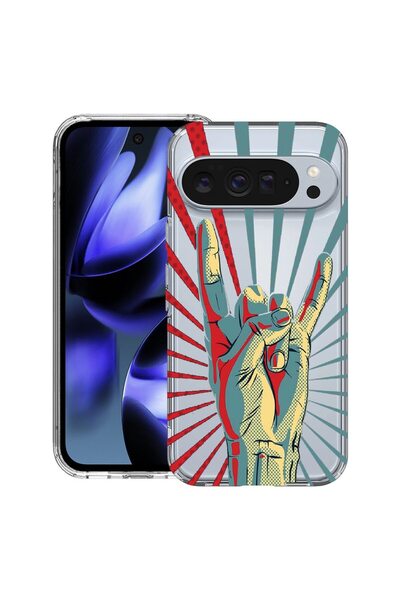 bestcase ¬Æ Husa pentru Google Pixel 10 / Pixel 10 Pro cu Design Rock Festiva...