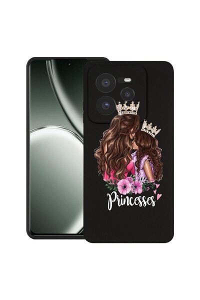 bestcase Калъф за Realme GT 7 Pro, Премиум тънък силиконов 1.2ММ, Принцеси Мо...