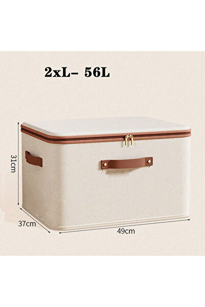 Choice3 XXL-56L Foldable Clothes Storage Box, Closet Organizer Container with...