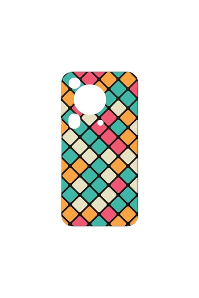 bestcase Премиум силиконов калъф, съвместим с Huawei Pura 70 Ultra, Мозайка, ...