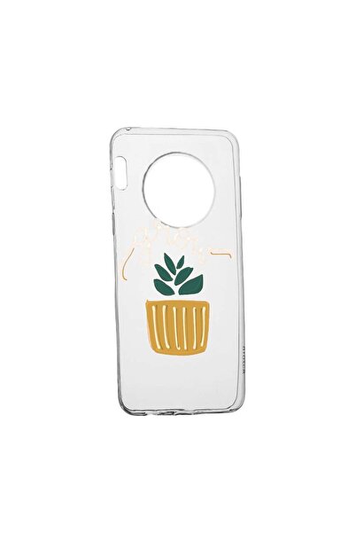 bestcase Husa de protectie cu mesaj Grow, pentru Huawei Mate 30, rezistenta l...