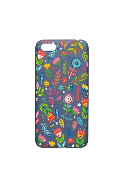 bestcase Husa Silicon Compatibila Cu Huawei Y6 Prime 2019, Happy Flowers, rez...
