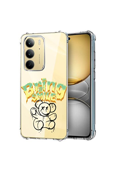 bestcase ¬Æ Husa pentru Realme C75, Anti Shock 1.5MM, Teddy Bear Braing Smile...
