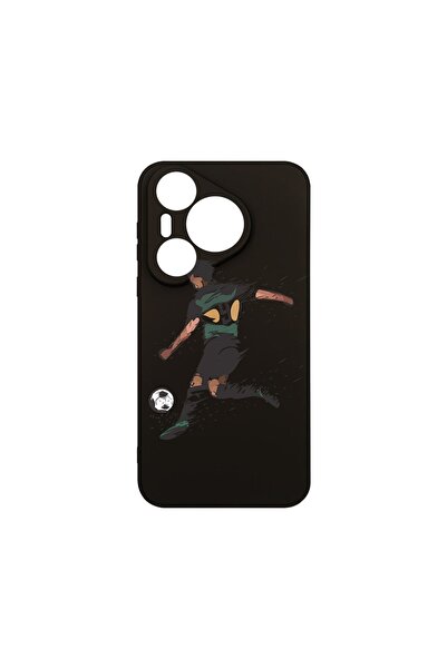 bestcase Premium Silicone Case, Compatible with Huawei Pura 70 Pro, Football,...