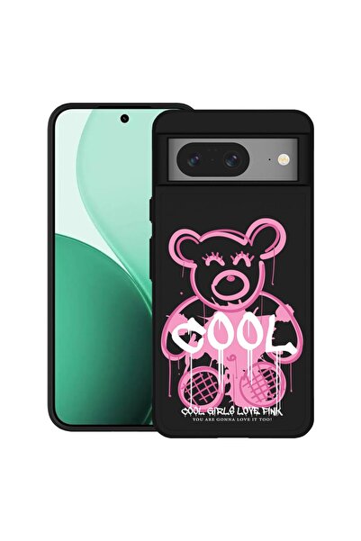 bestcase ¬Æ Husa TPU Ultra Slim Compatibil cu Google Pixel 8, cu Design Teddy...