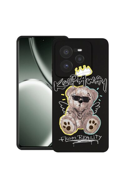 bestcase ¬Æ Husa pentru Realme GT 7 Pro cu Design Teddy Bear Keep Away, TPU M...