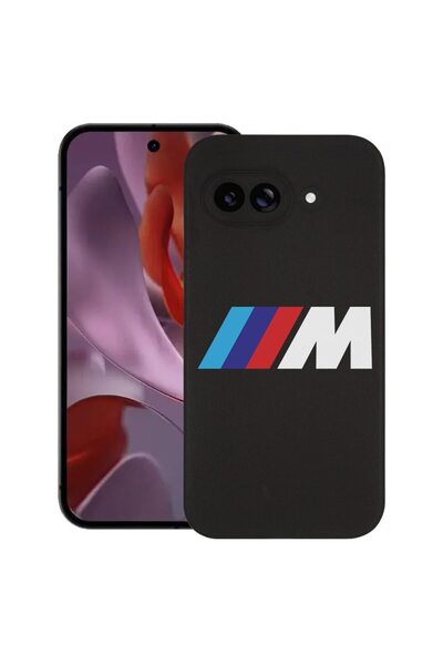 bestcase Калъф за Google Pixel 9a, BMW M Power, тънък силиконов 0.8 мм, ударо...