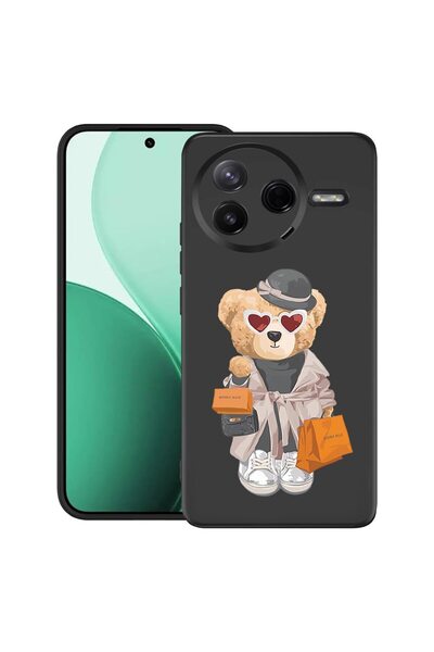 bestcase Θήκη TPU Υπέρλεπτη Συμβατή με Poco F7 Pro, με σχέδιο Αρκουδάκι Ψώνια...