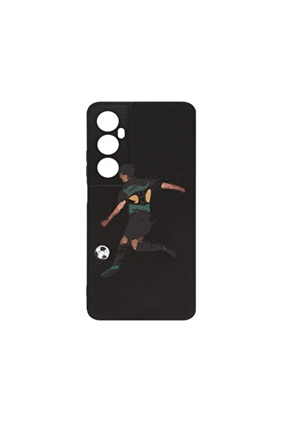 bestcase Λεπτή Θήκη Σιλικόνης 0.8MM, Συμβατή με Realme C65, Σχέδιο Ποδοσφαίρο...