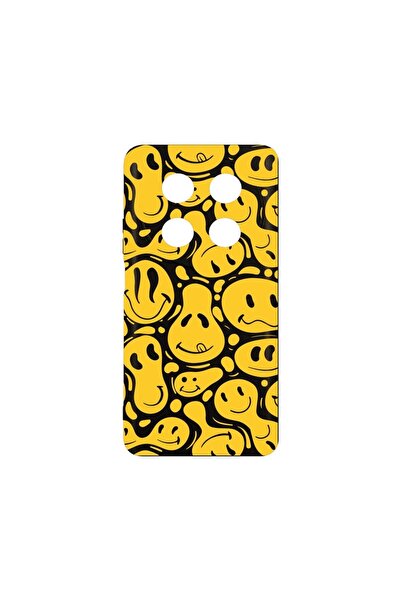 bestcase Λεπτή Θήκη Σιλικόνης 0.8MM, Συμβατή με Huawei Nova 12i, Acid Smiley,...
