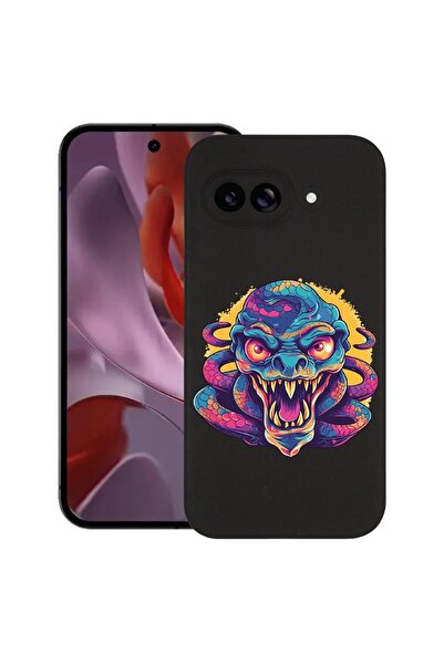 bestcase Калъф за Google Pixel 9a, Цветове на мечтите - Дракон, Тънък силикон...