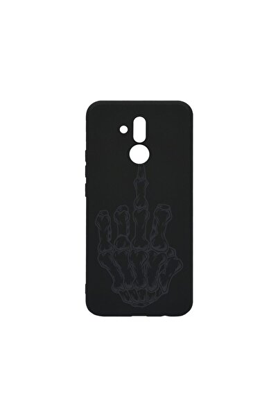 bestcase Тънък силиконов калъф 0.8ММ, съвместим с Huawei Mate 20 Lite, Skelet...