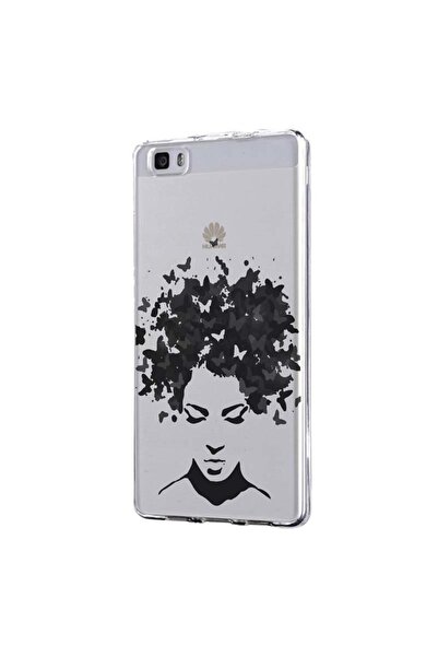 bestcase Husa Silicon, Transparent, Slim, Woman B&W, Huawei MATE 10