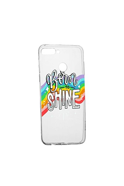bestcase Husa de protectie cu mesaj Born To Shine, pentru Huawei Y6 Prime 201...