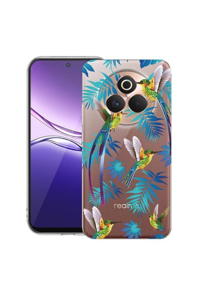 bestcase Husă pentru Realme P3 Pro cu Design Wild Tropical, Silicon Subțire T...