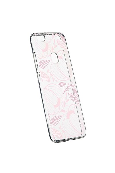 bestcase Husa Silicon, Transparent, Slim, Pink Flower, 113, Huawei P10 LITE