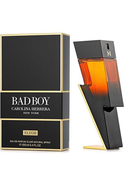 Ch عطر CHCH Bad Boy Elixir Eau de Parfum 100 مل - زجاجة فاخرة باللونين الذهبي...