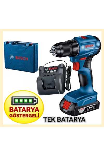 Bosch Gsb 185 Li Darbeli Matkap Vidalama Göstergeli Tek Batarya