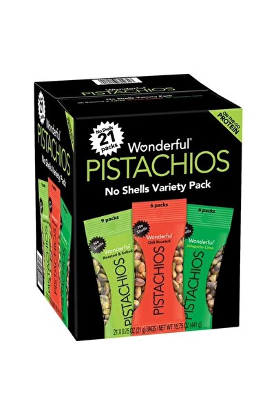 Wonderful Pistachios Variety Pack, 21 pk - 441 g