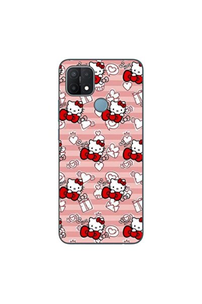 OEM Husa compatibila cu Oppo A15 si A15s Silicon Gel Tpu Model Hello Kitty Ro...