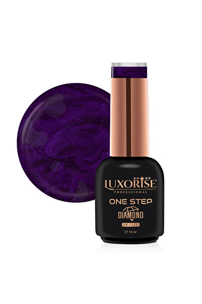 LUXORISE Semi-permanent Nail Polish One Step Diamond - Shimmering Lilac 10ml