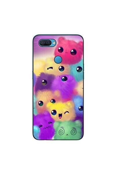 OEM Husa compatibila cu Oppo A12 Silicon Gel Tpu Model Pufosi Colorati