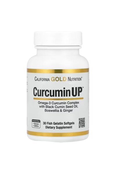 California Gold Nutrition CurcuminUP™ with Omega-3 Curcumin Complex, Black Cu...