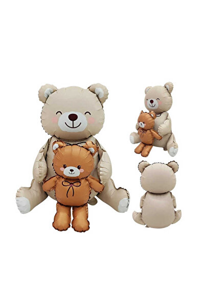 kidspartim Hugging Teddy Bear Foil Balloon)5X65 cm