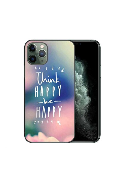 OEM Husa compatibila cu Apple iPhone 11 Pro Silicon Gel Tpu Model Think Positive